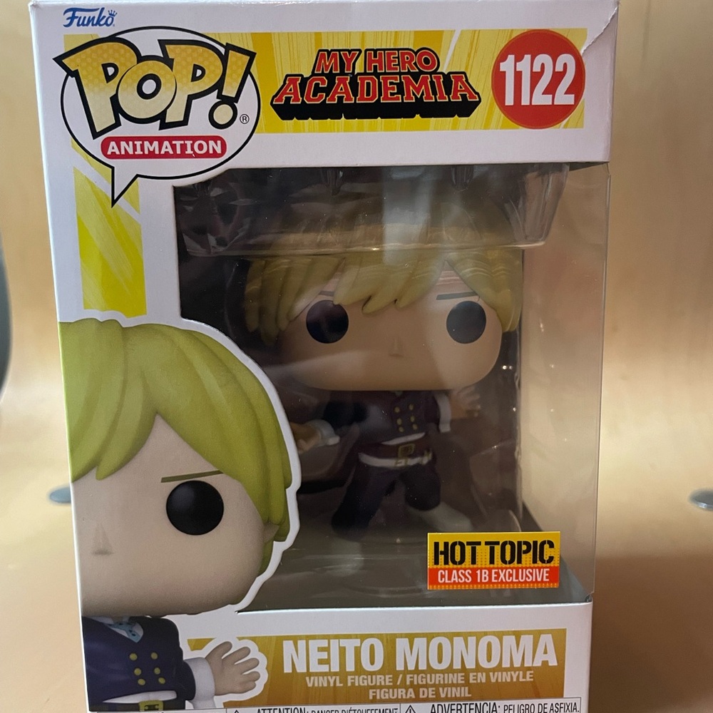 Funko My Hero Academia Neito Monoma Figure - Yellow and Black